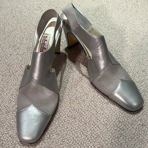 Ladies Silver Stefani Slingback